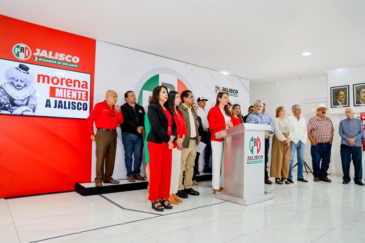 PRI Jalisco denuncia mentiras de Morena, rechaza la reforma electoral y respalda resolución historica en Ocotlán.