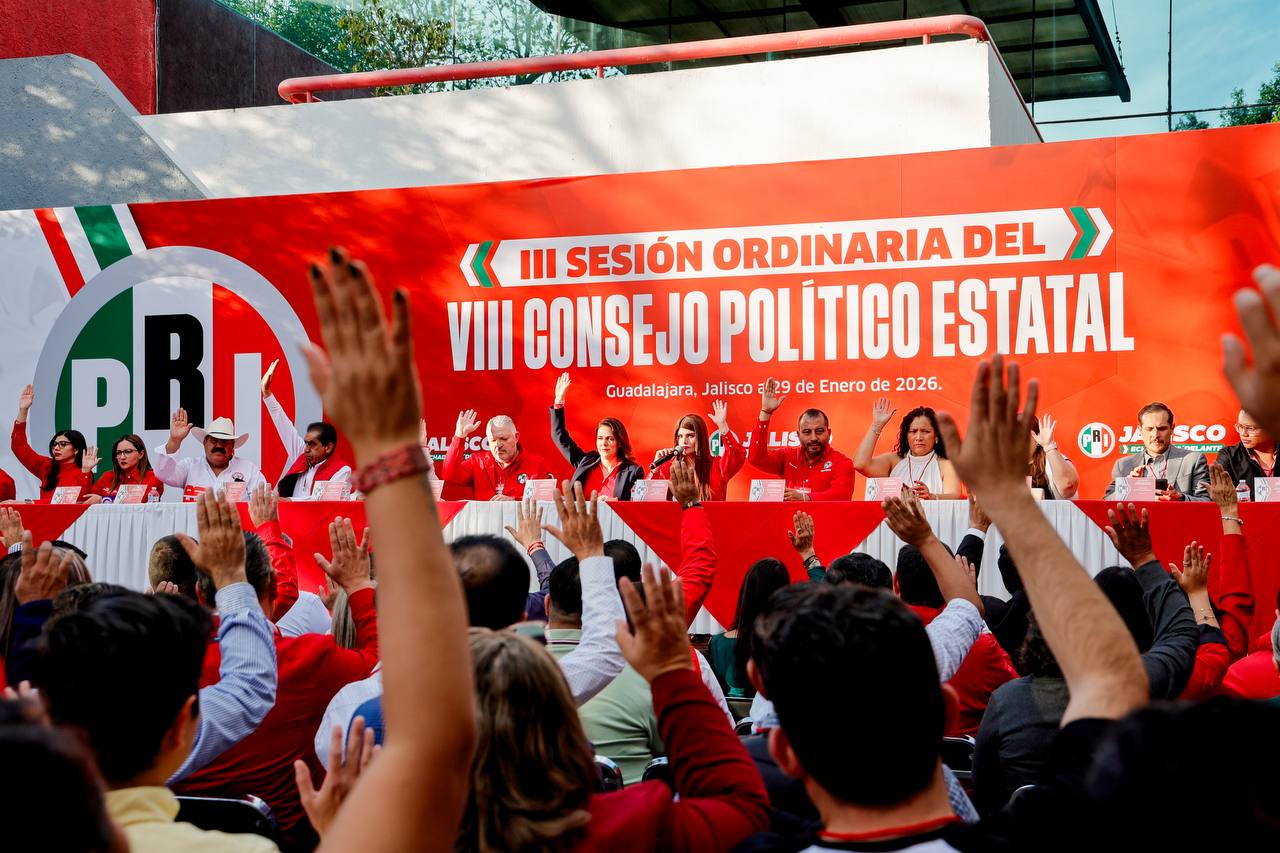 PRI JALISCO PRESENTA PLAN DE TRABAJO 2026 Y REFUERZA SU POSICIÓN POLÍTICA.